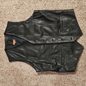 Men's Leather Vest